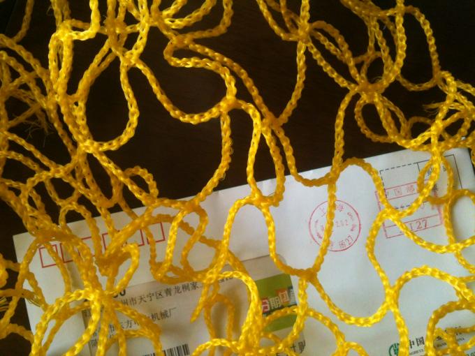 Filato giallo della SEDE POTENZIALE DI ESPLOSIONE delle reti da pesca del monofilamento del mare dell'HDPE per le sciabiche Borsa/della sciabica